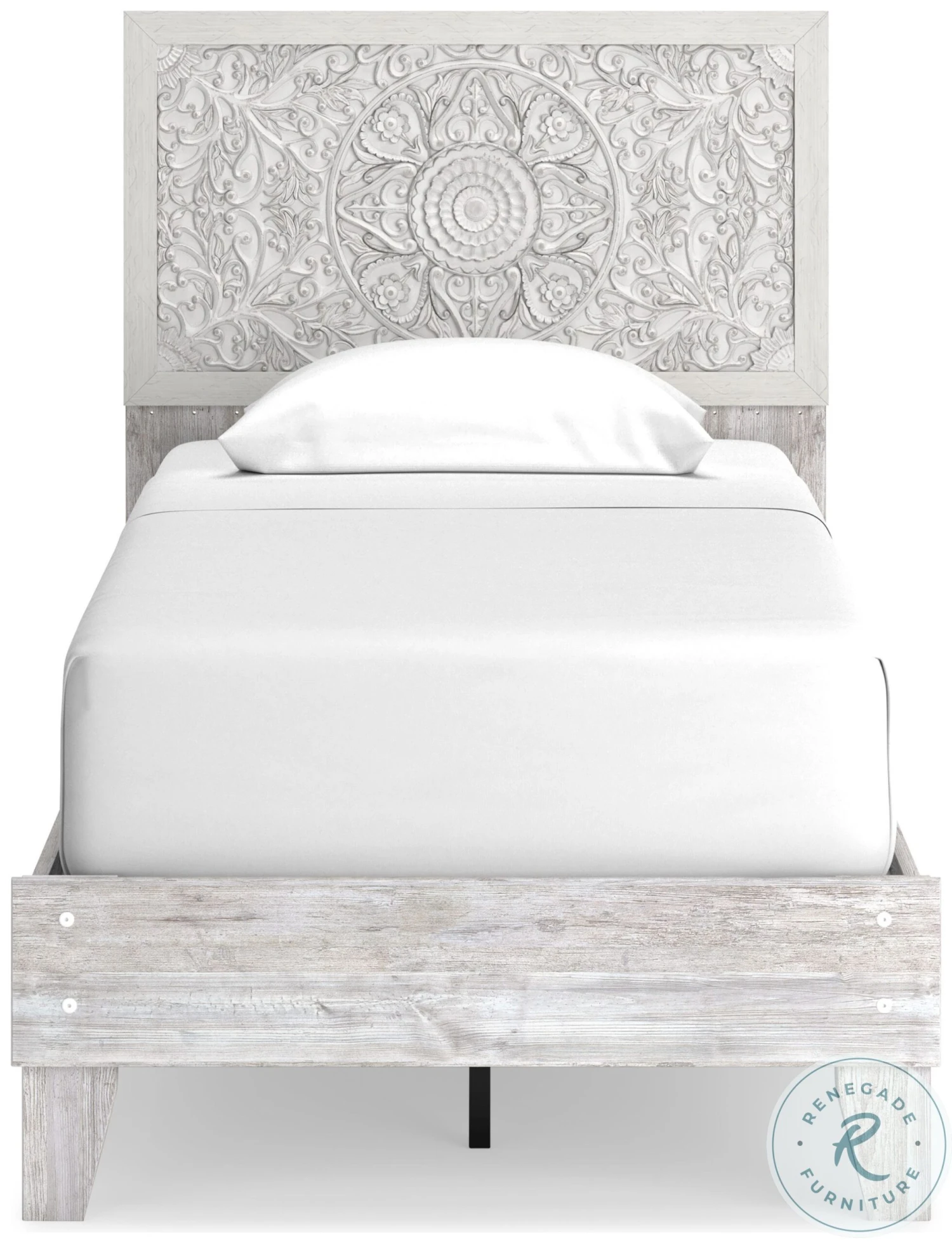 Paxberry Whitewash Youth Platform Bedroom Set - Image 6