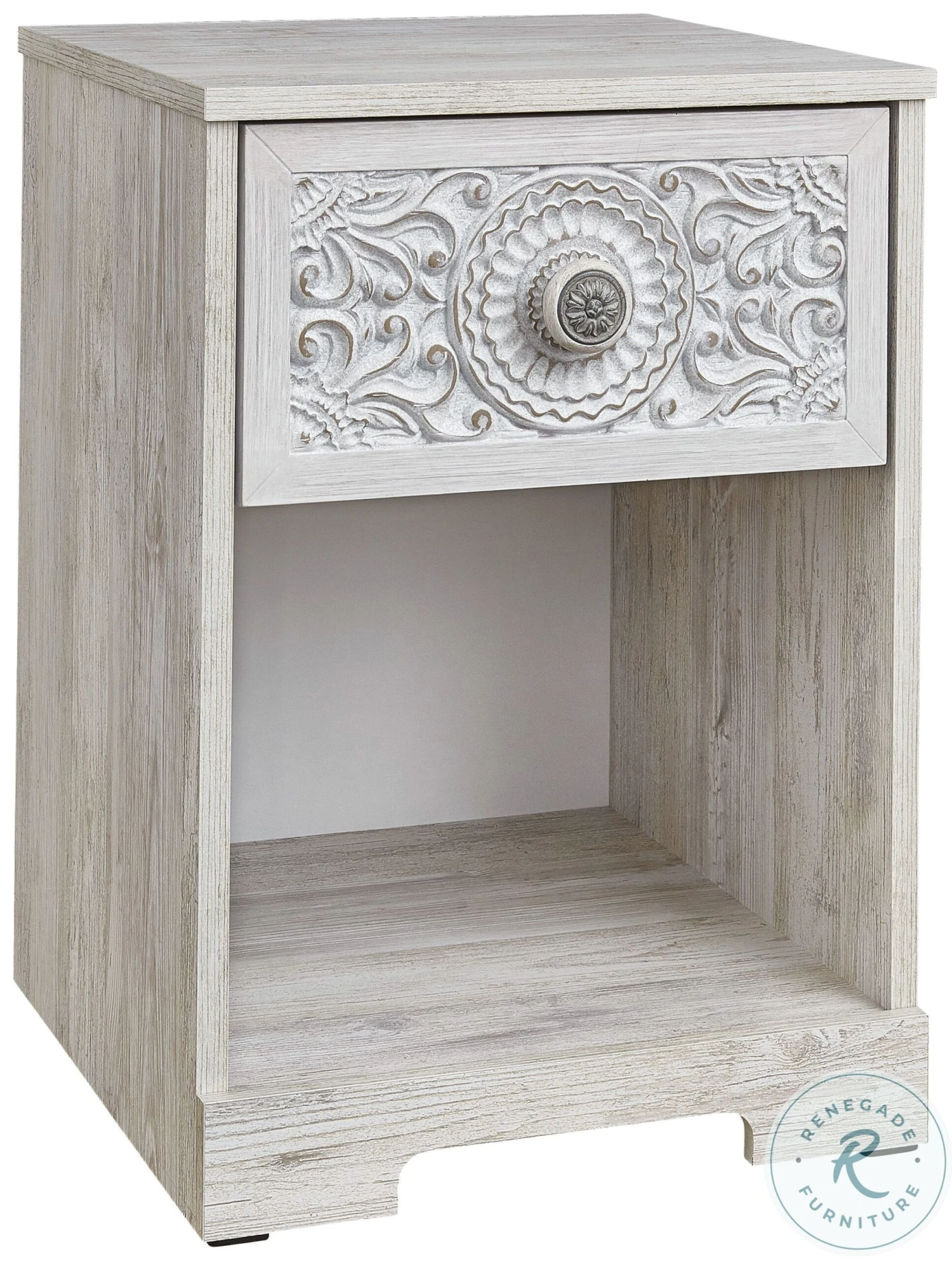 Paxberry Whitewash Youth Platform Bedroom Set - Image 7