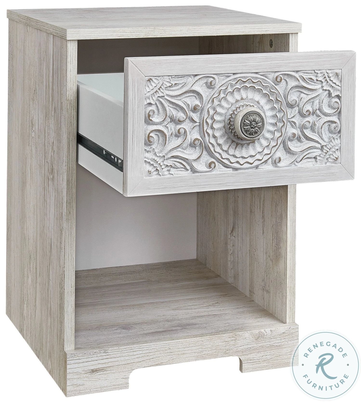 Paxberry Whitewash Youth Platform Bedroom Set - Image 10