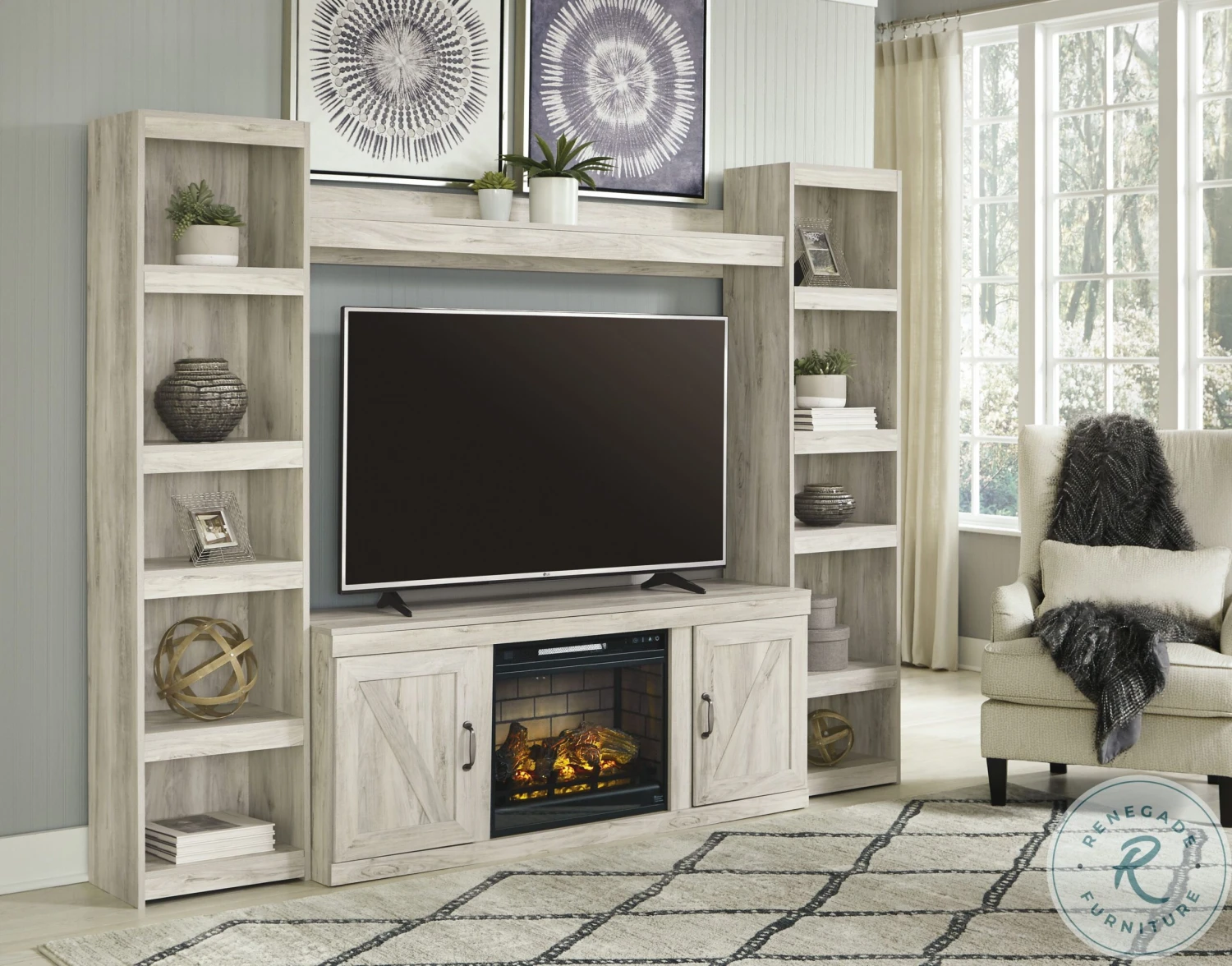 Black Infrared Fireplace Insert - Image 2