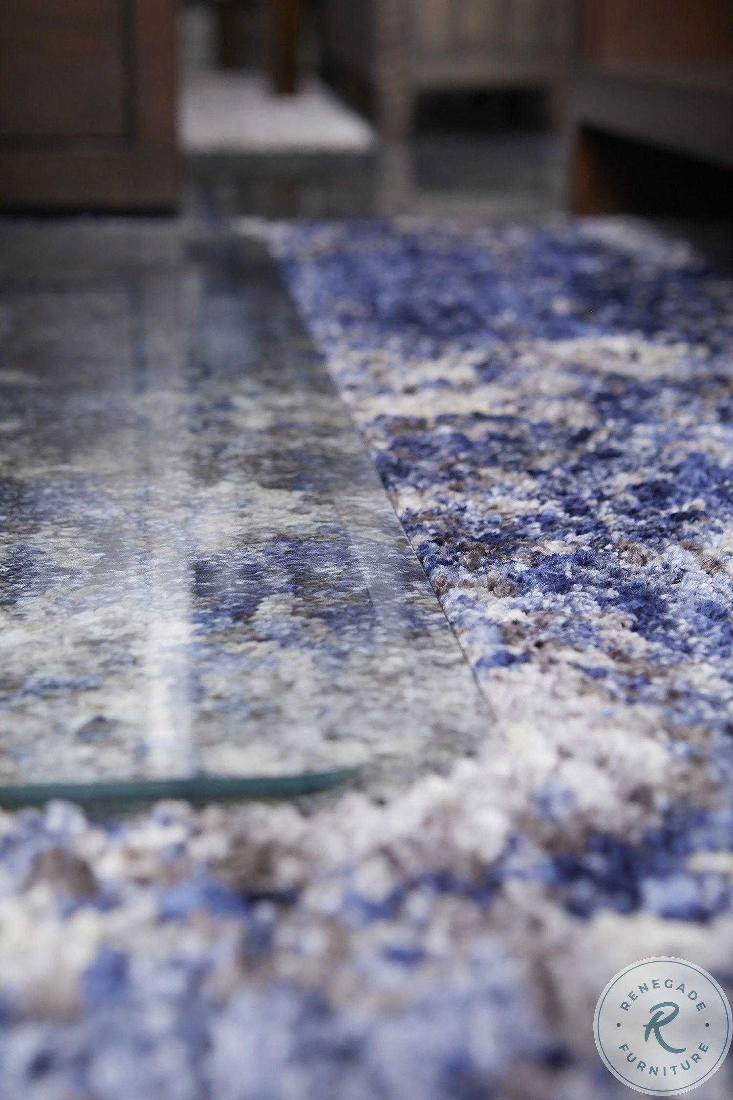 GCM-4553 Clear Glass 45" Chair Mat - Image 5