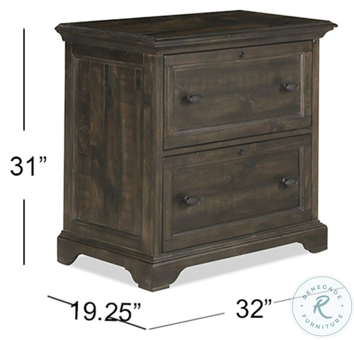 Bellamy Peppercorn Lateral File Cabinet - Image 3