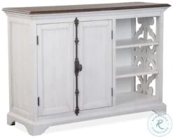 Bronwyn Alabaster And Toasted Nutmeg Two Tone Printer Stand