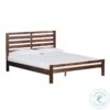 Andy Walnut Wooden Queen Panel Bed