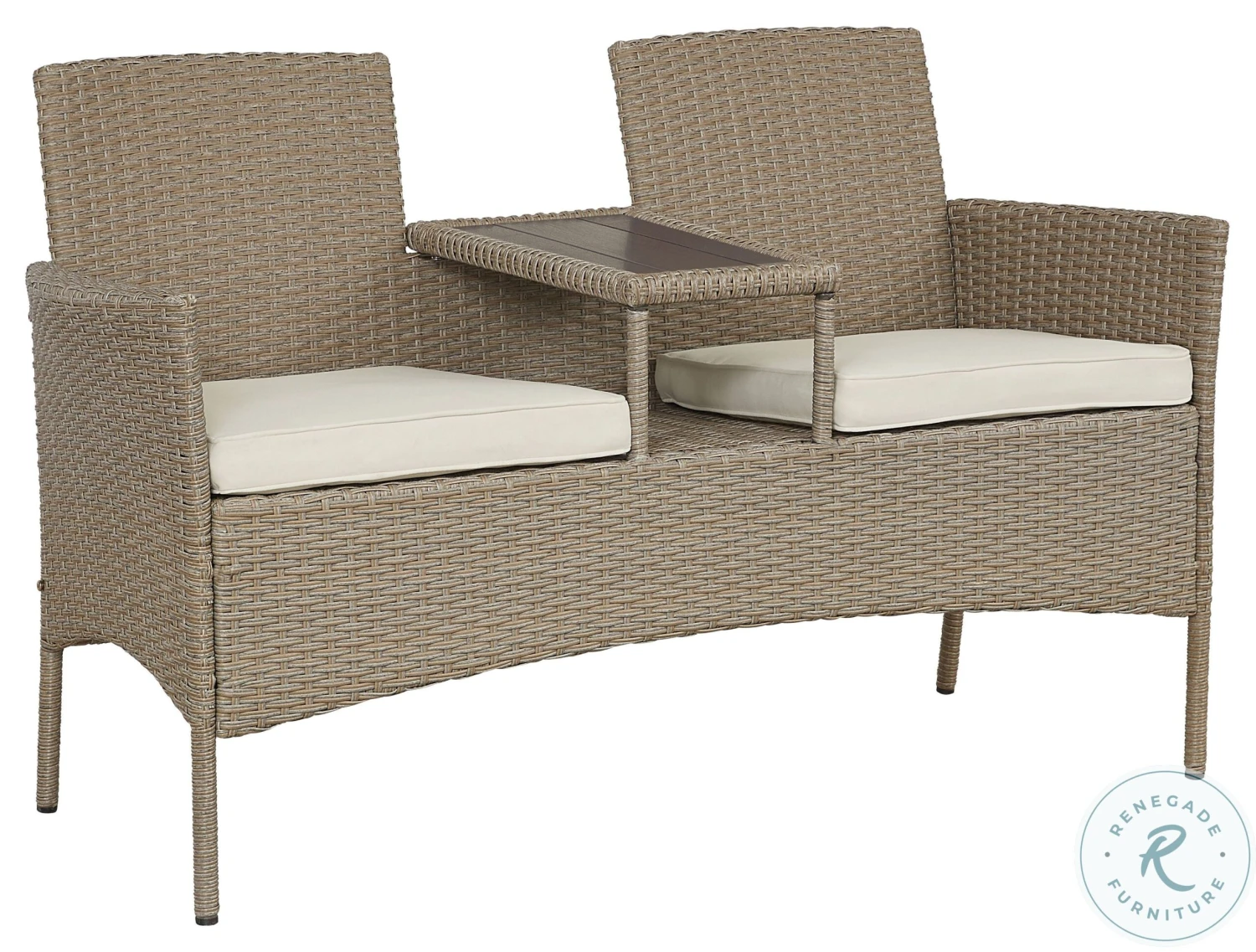 Tiki Natural Outdoor Loveseat