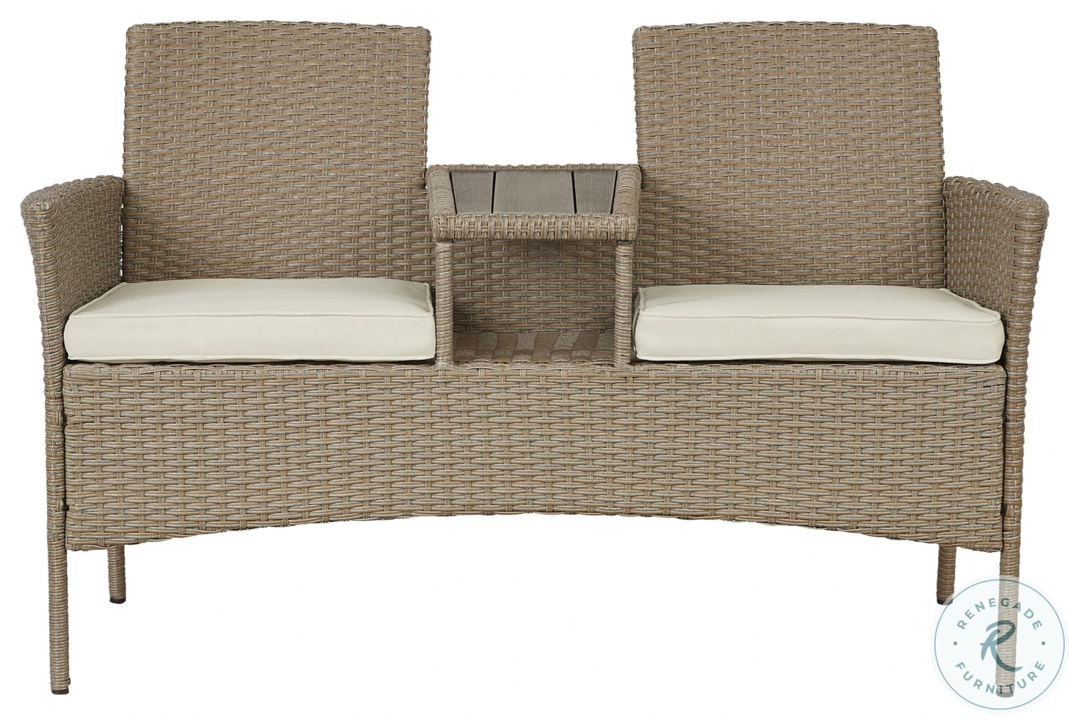 Tiki Natural Outdoor Loveseat - Image 2