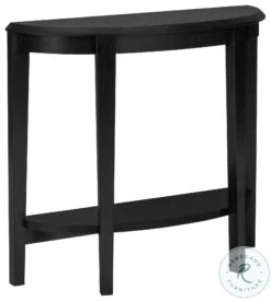 2413 Black 36" Console Table