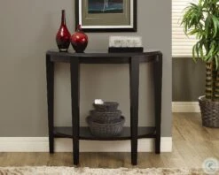 Cappuccino Hall Console Table
