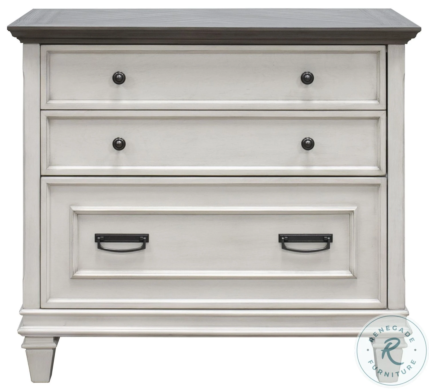 Hartford White Lateral File Cabinet - Image 7