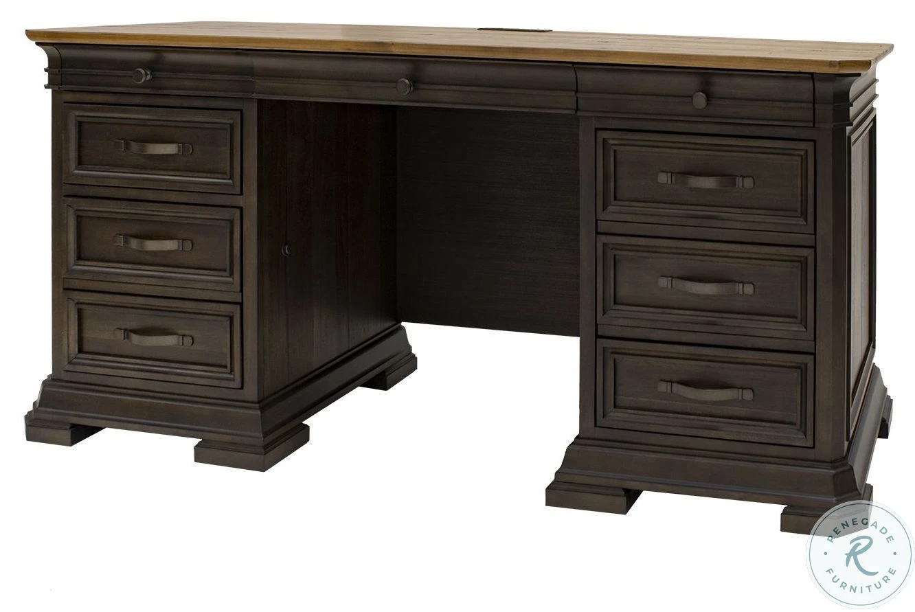 Sonoma Brown Executive Credenza