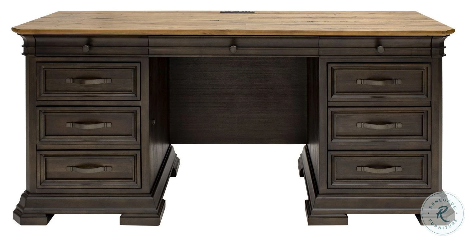 Sonoma Brown Executive Credenza - Image 4