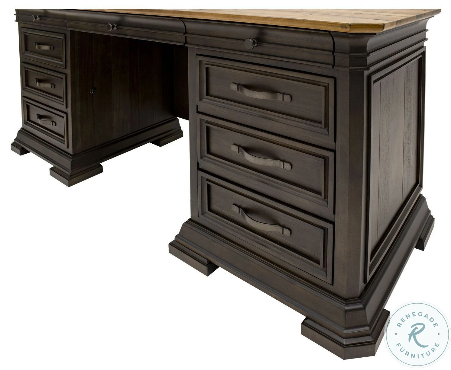 Sonoma Brown Executive Credenza - Image 6