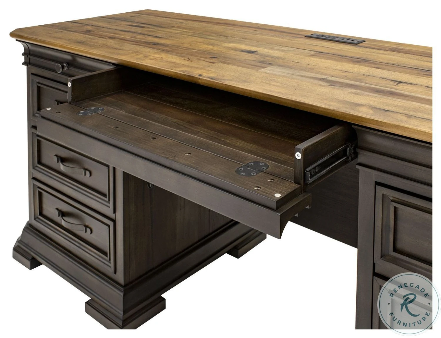 Sonoma Brown Executive Credenza - Image 10