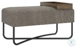 Ace Light Brown And Black 36" Bench