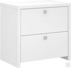 Echo Pure White Lateral File Cabinet