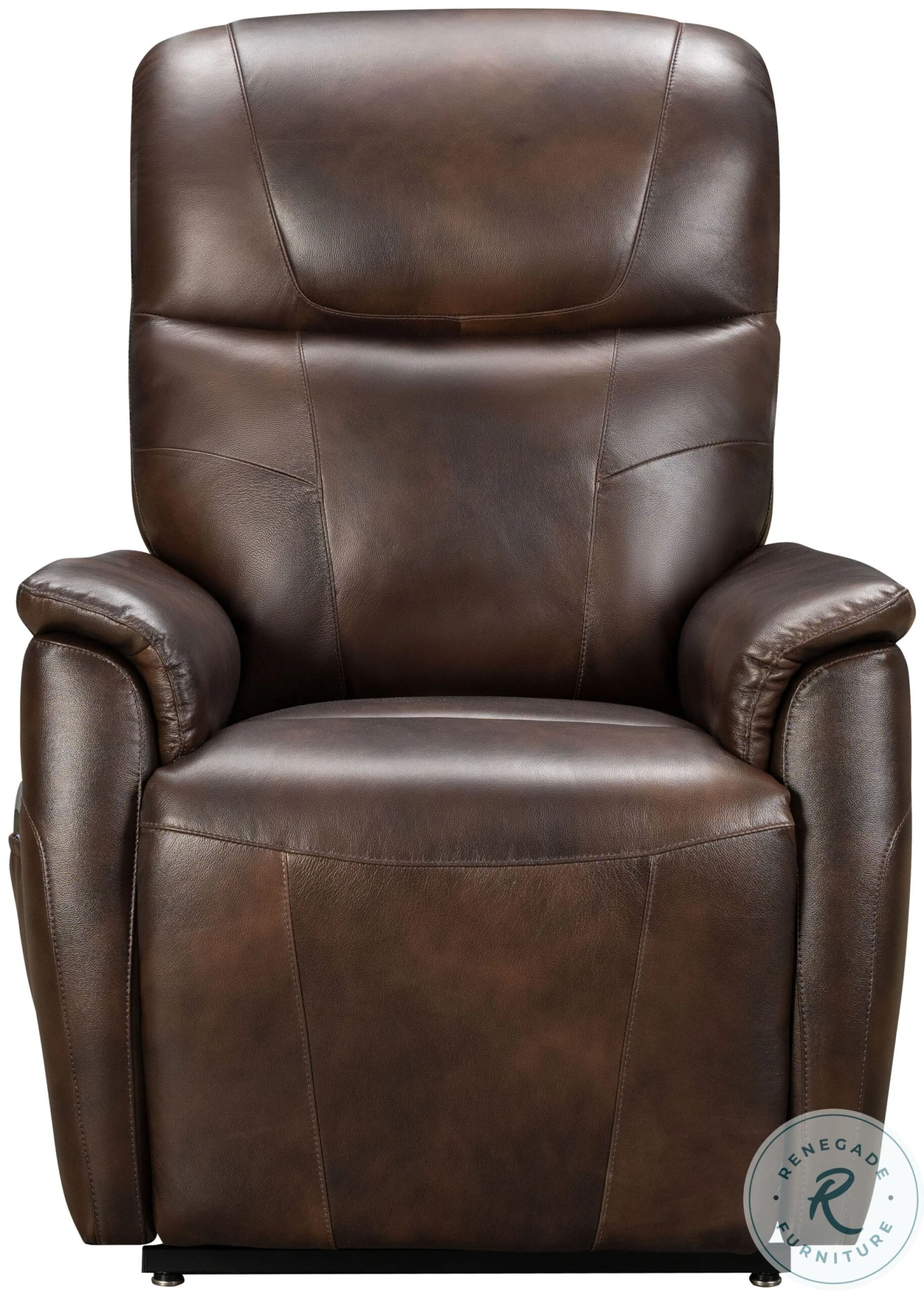 Leighton Tonya Brown Power Lift Recliner With Power Headrest And Lumbar - Image 6