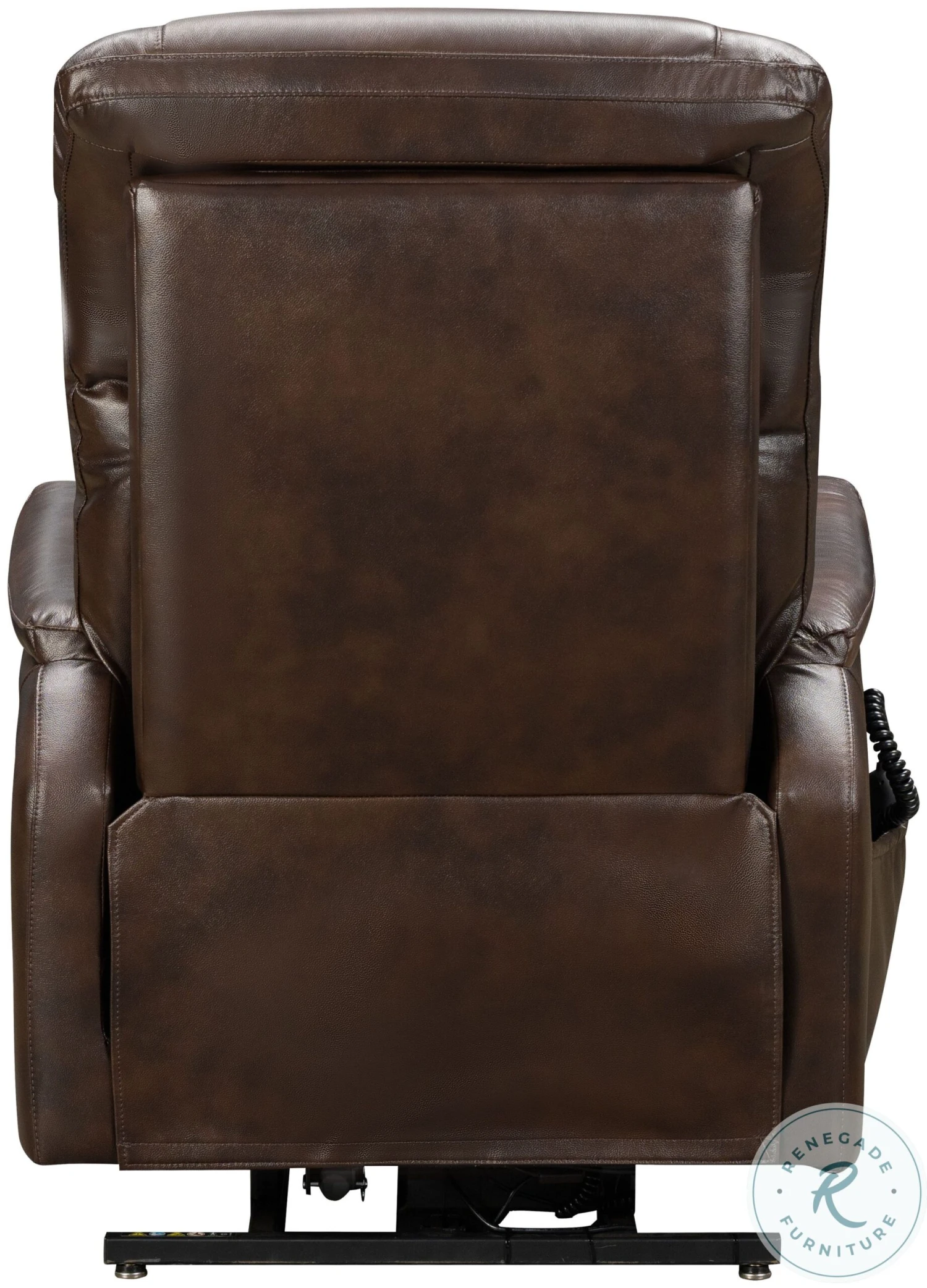 Leighton Tonya Brown Power Lift Recliner With Power Headrest And Lumbar - Image 9