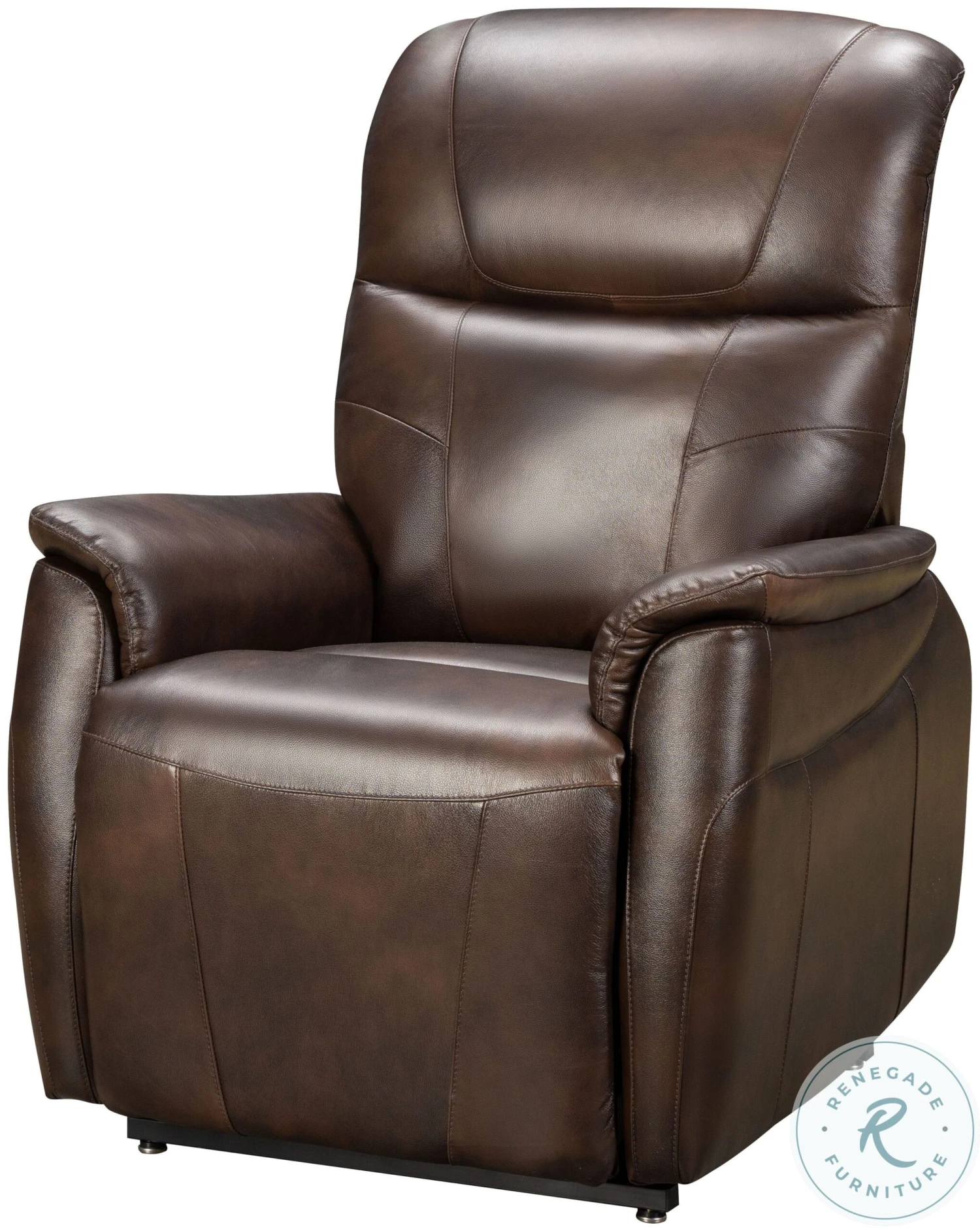Leighton Tonya Brown Power Lift Recliner With Power Headrest And Lumbar - Image 3