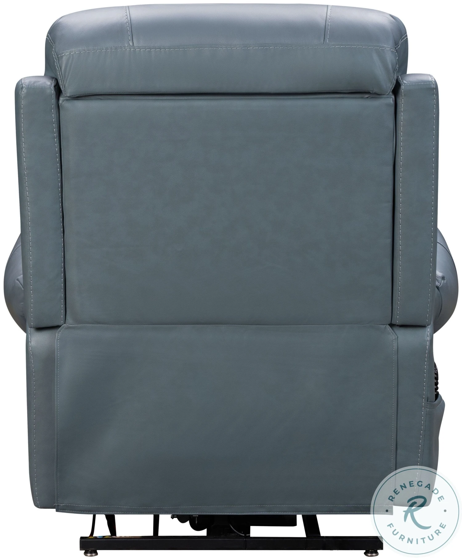 Lyndon Masen Bluegray Power Lift Recliner With Power Headrest And Lumbar - Image 10