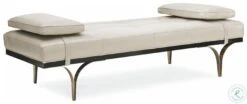Modern Edge Satin Ebony And Whisper Of Gold Daybed