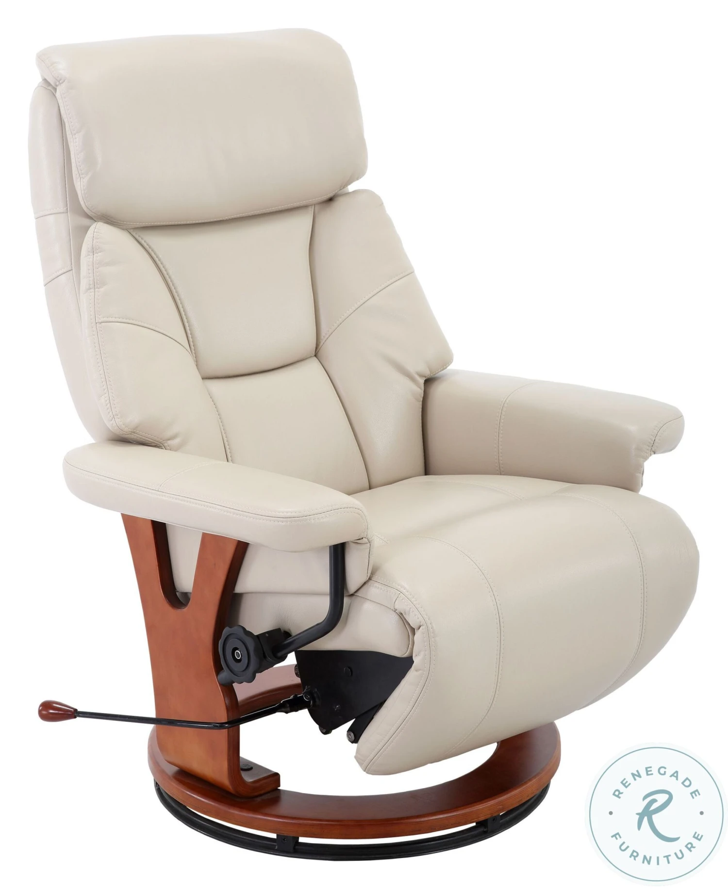 Relax-R Cobblestone Air Leather Bishop Recliner