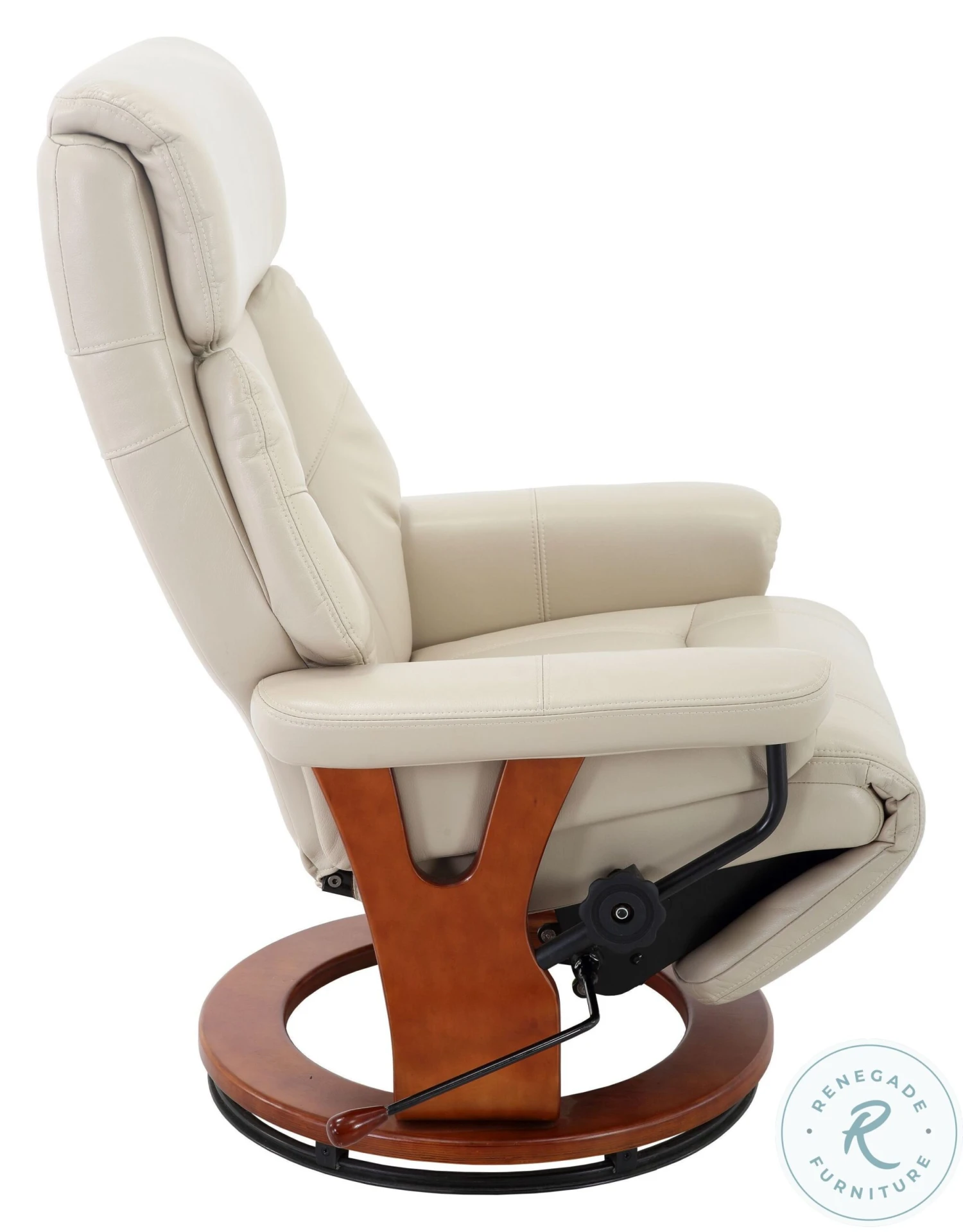 Relax-R Cobblestone Air Leather Bishop Recliner - Image 4