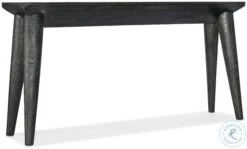 Commerce And Market Black Wood Arness Console Table