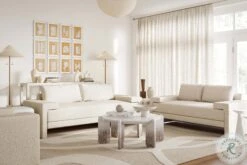 Maeve Cream Boucle Living Room Set