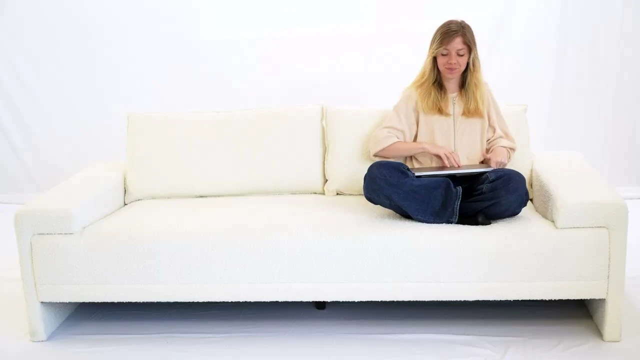 Maeve Slate Gray Loveseat - Image 2