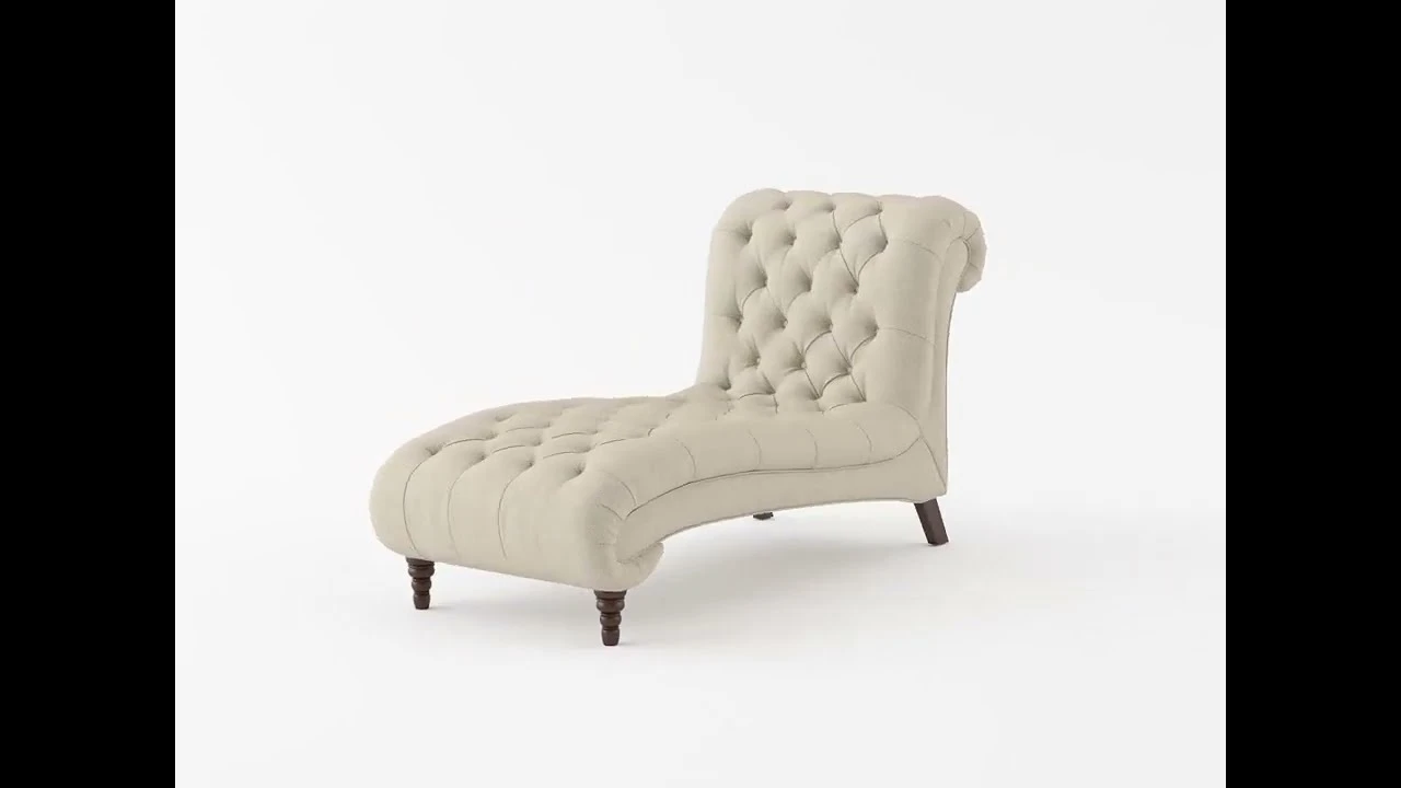 St. Claire Brown Fabric Chaise - Image 2
