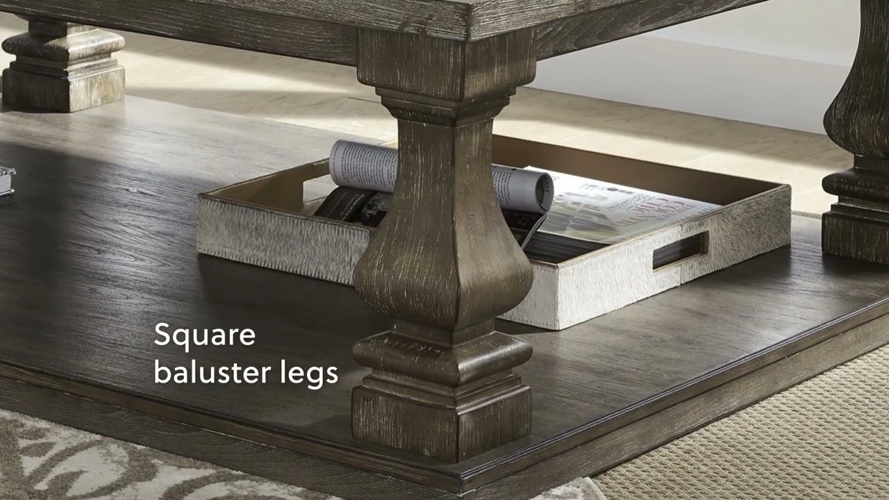 Johnelle Gray Rectangular Cocktail Table - Image 3