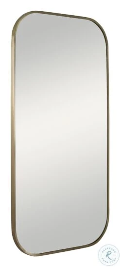 Taft Brass Plated Mirror