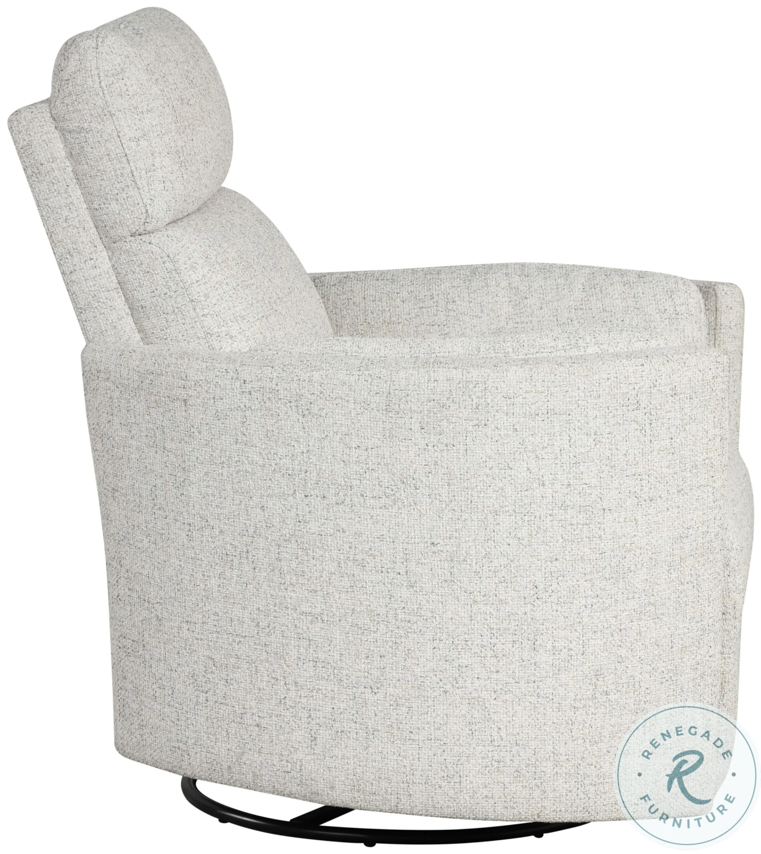 Radius Natural Beauty Quartz Swivel Glider Power Recliner - Image 4
