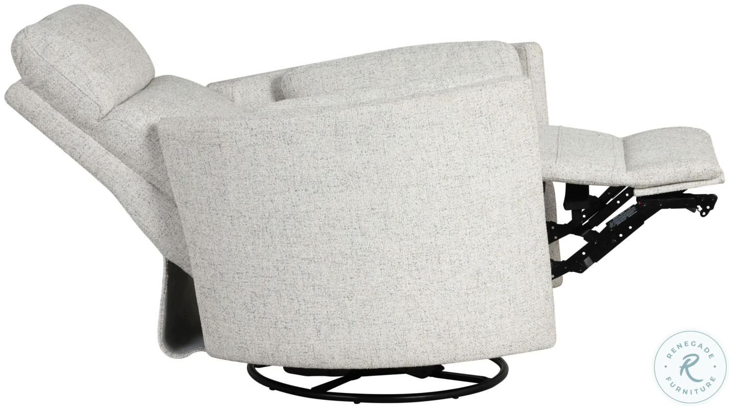 Radius Natural Beauty Quartz Swivel Glider Power Recliner - Image 5