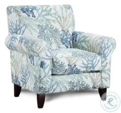 Grande Glacier Coral Reef Oceanside Accent Chair