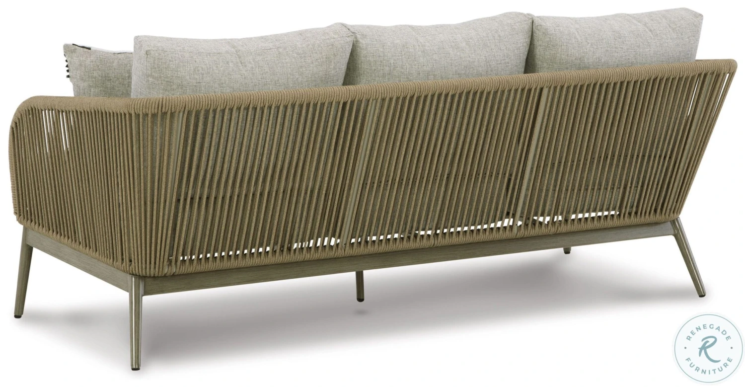 Swiss Valley Beige And Grey Outdoor Sofa - Image 6