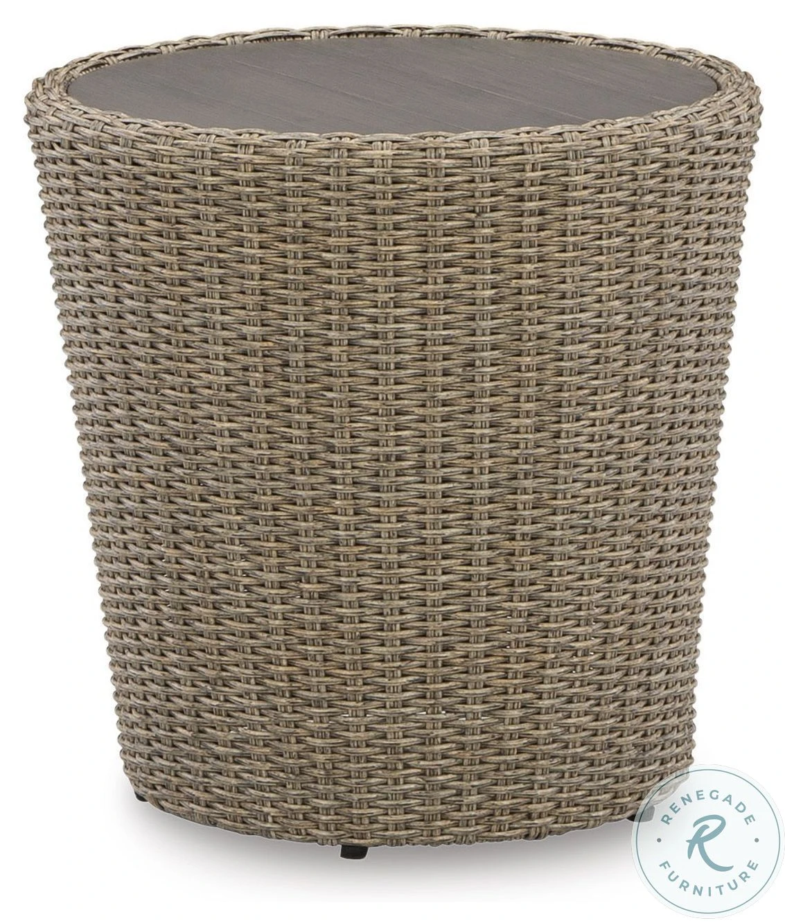 Danson Beige Outdoor Round Occasional Table Set - Image 8
