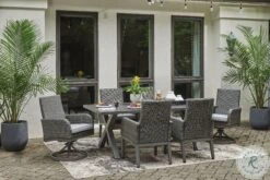 Elite Park Grey Outdoor Rectangular Dining Set