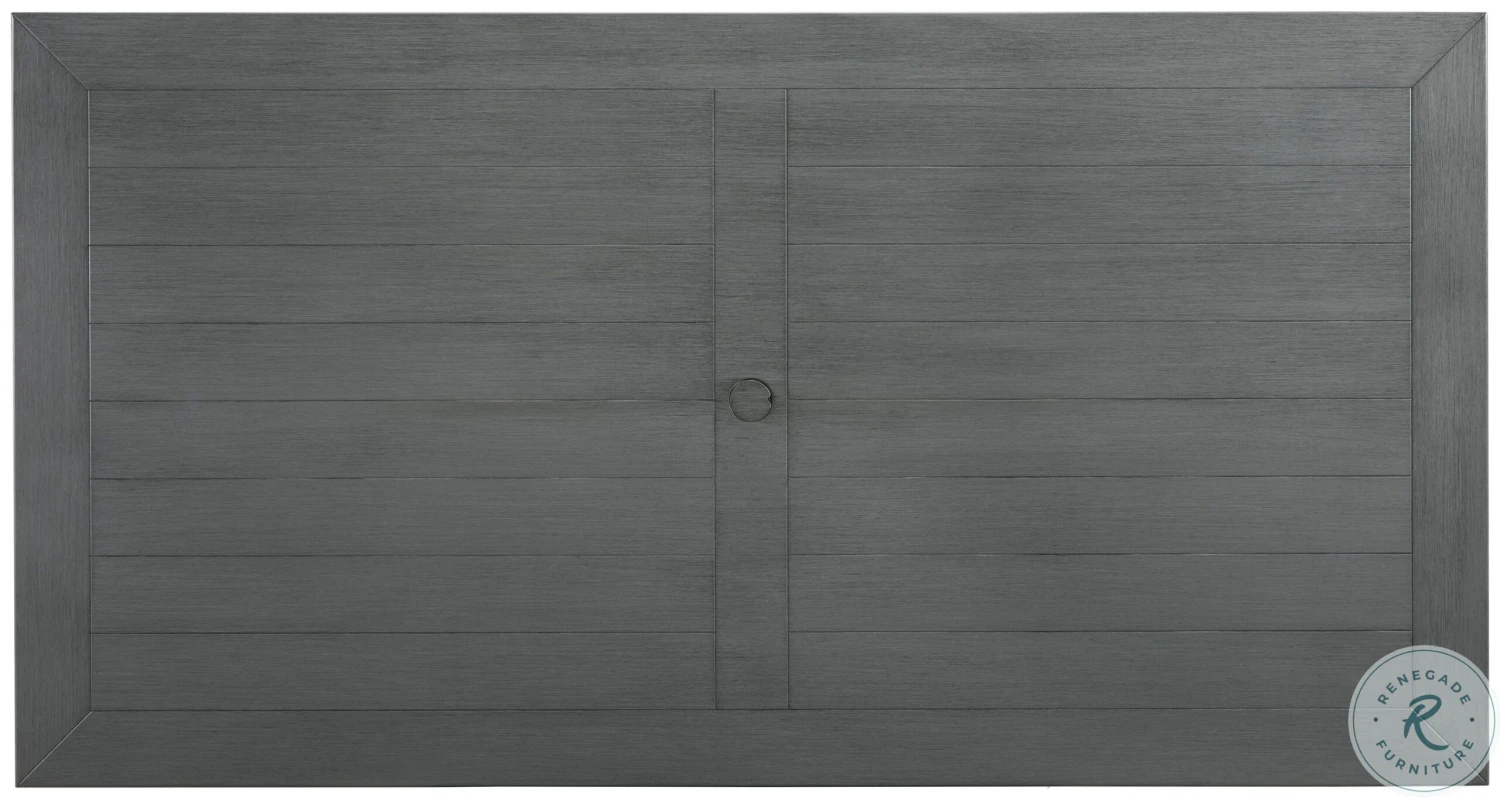 Elite Park Grey Outdoor Rectangular Dining Set - Image 9