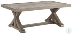 Beachcroft Beige Rectangular Outdoor Cocktail Table