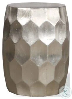 Crossings Palace Silver Clad Drum Table