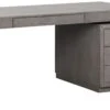 Pure Modern Soft Moonstone Executive Desk