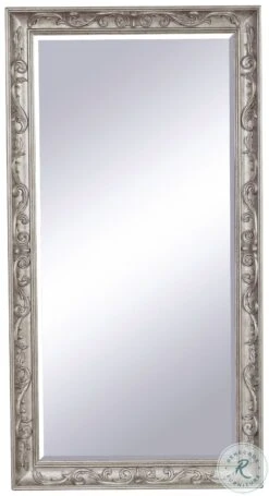 Rhianna Aged Silver Patina Floor Mirror