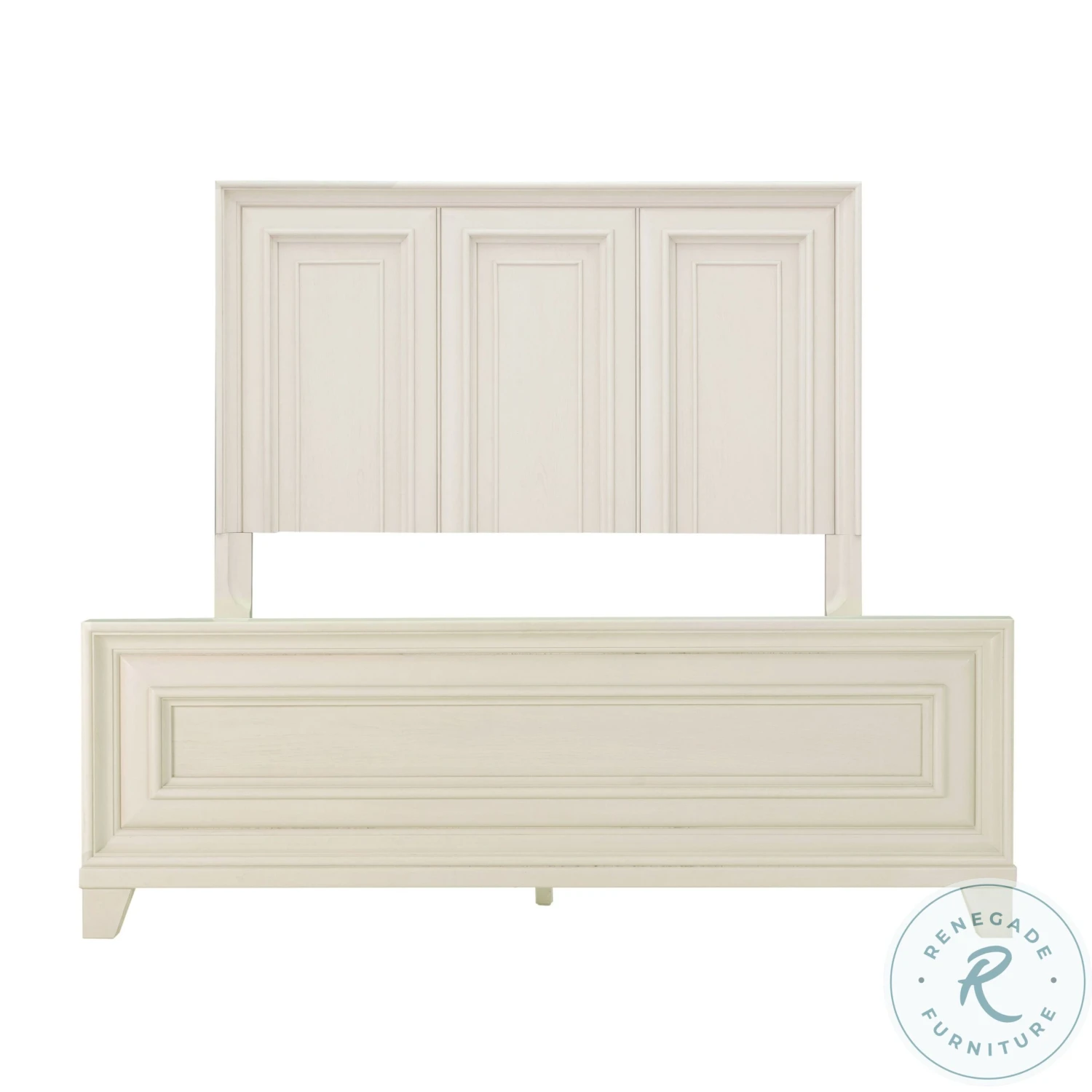 Montauk Weathered White Queen Panel Bed - Image 8