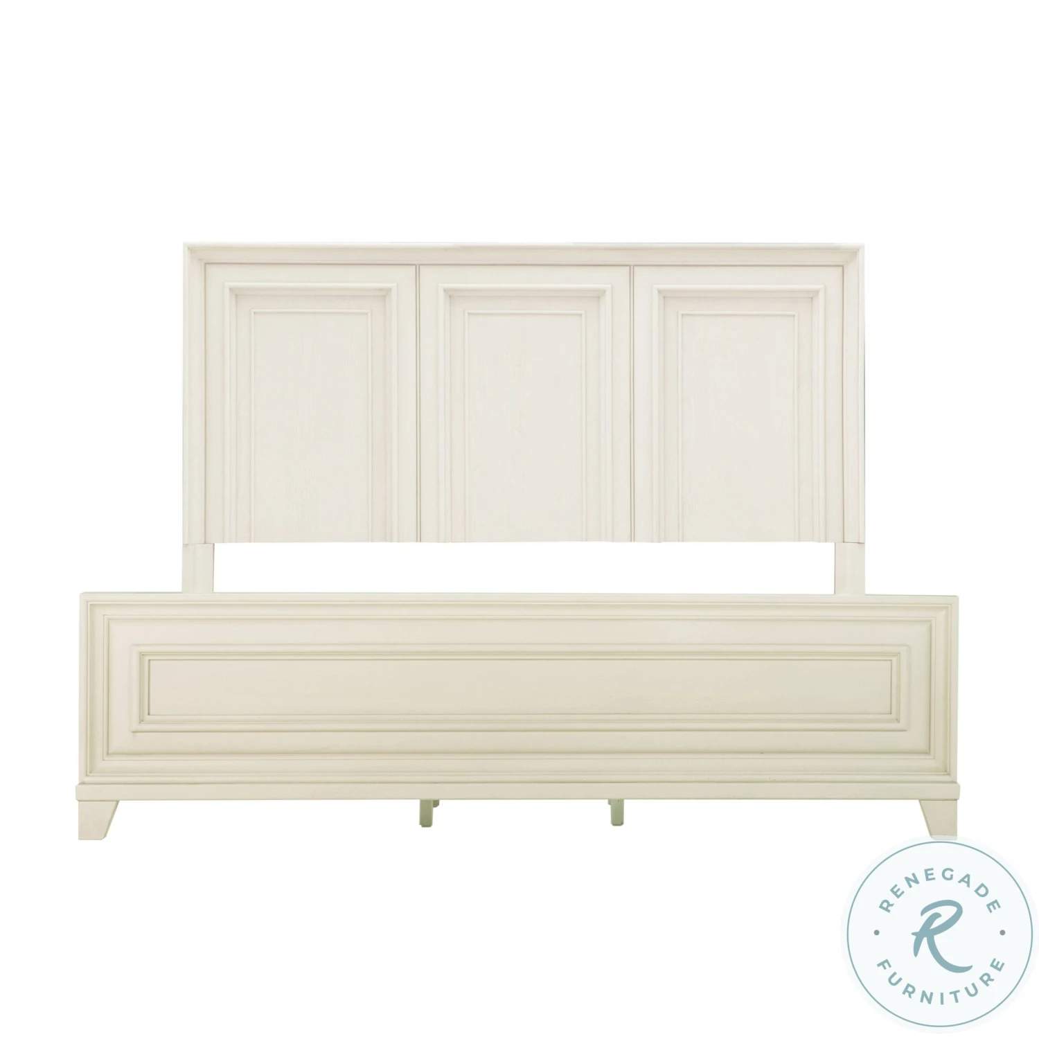 Montauk Weathered White King Panel Bed - Image 8