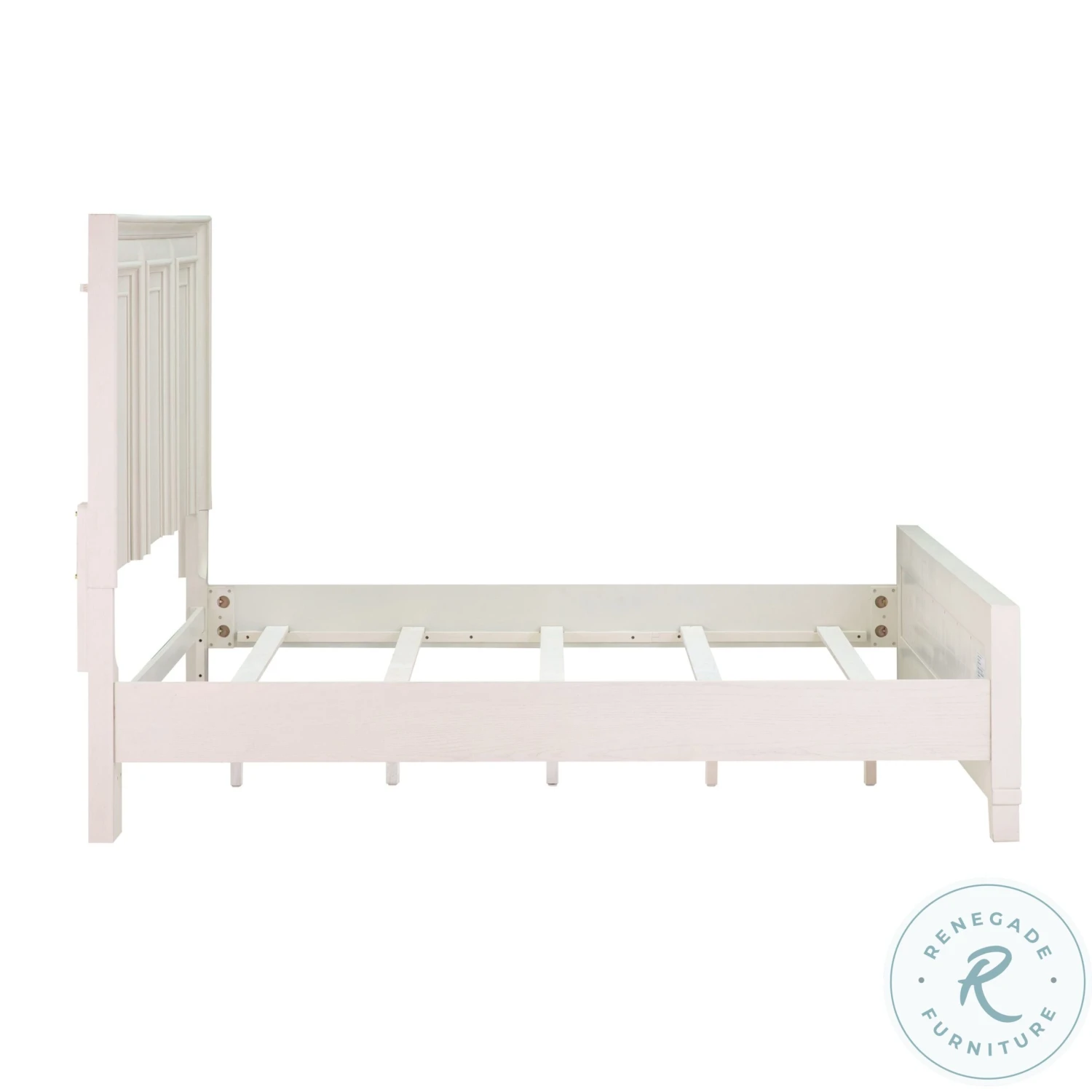 Montauk Weathered White King Panel Bed - Image 9