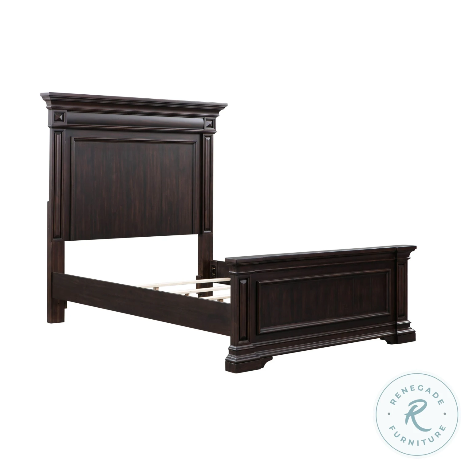 Stamford Brown Queen Panel Bed - Image 2