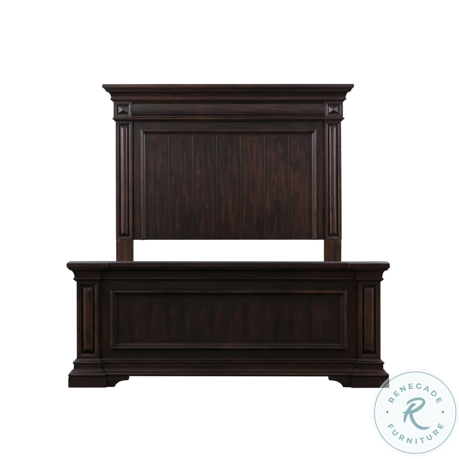 Stamford Brown Queen Panel Bed