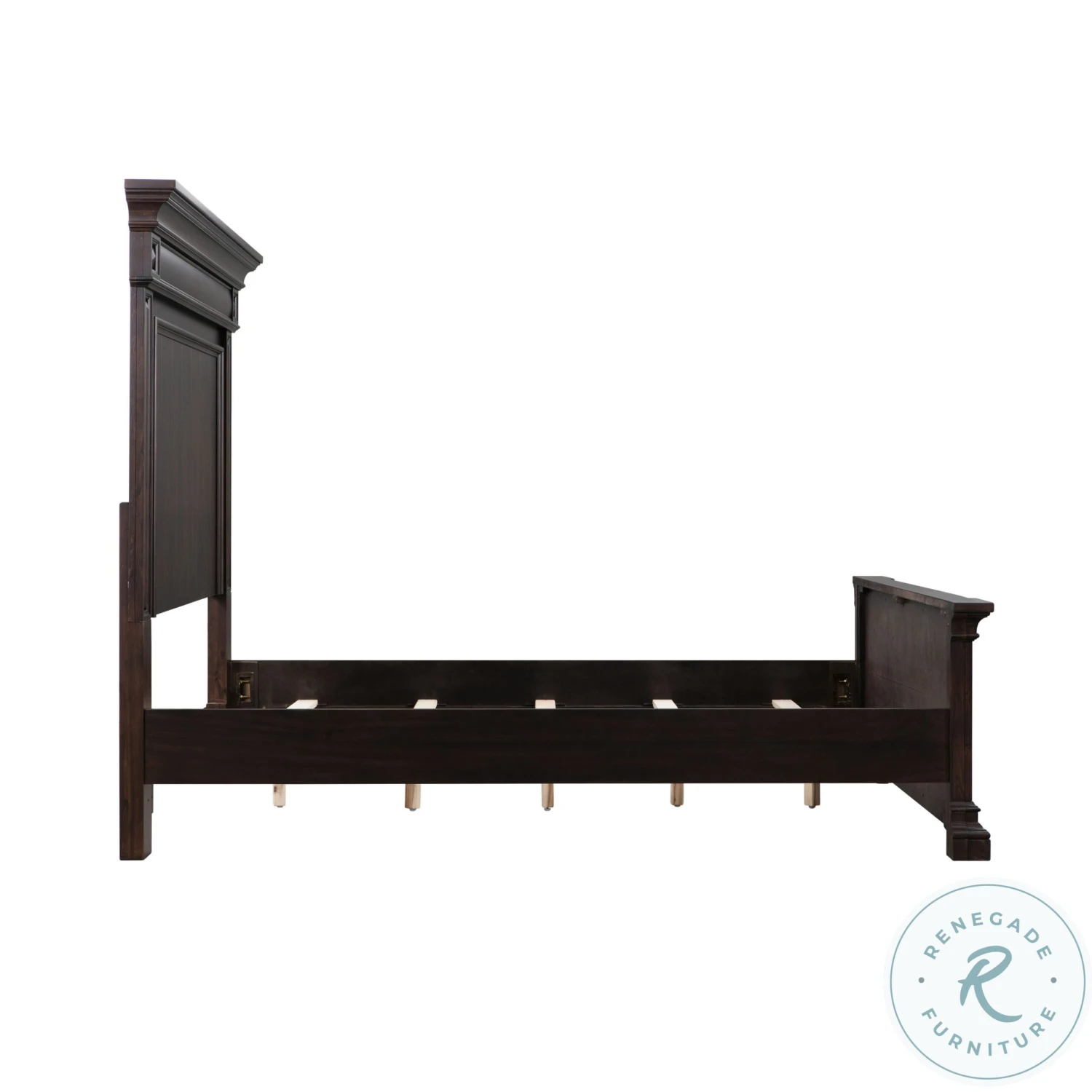 Stamford Brown Queen Panel Bed - Image 5