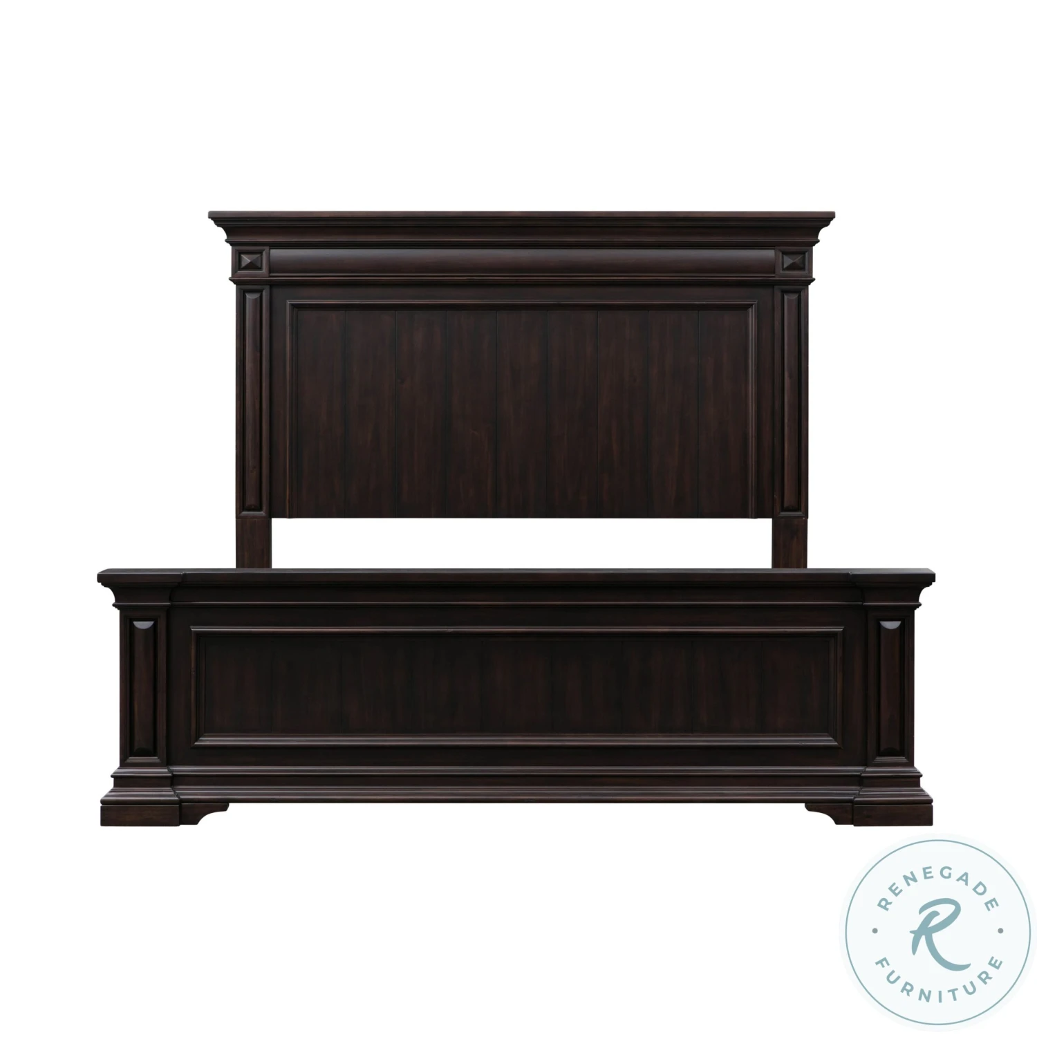 Stamford Brown King Panel Bed